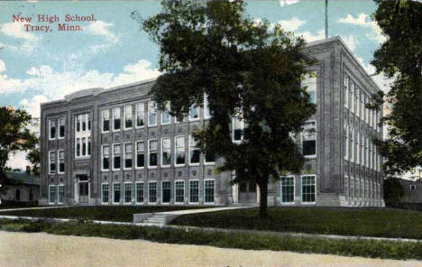 New High School, Tracy Minnesota, 1916