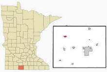 Location of Trimont, Minnesota