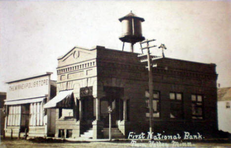 First National Bank, Twin Valley Minnesota, 1910's?
