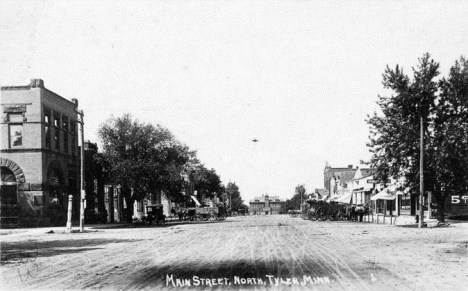 Main Street North, Tyler Minnesota, 1917