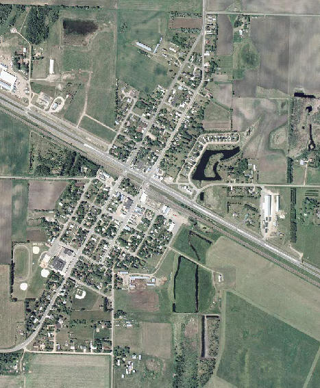 Aerial Photo of Verndale Minnesota