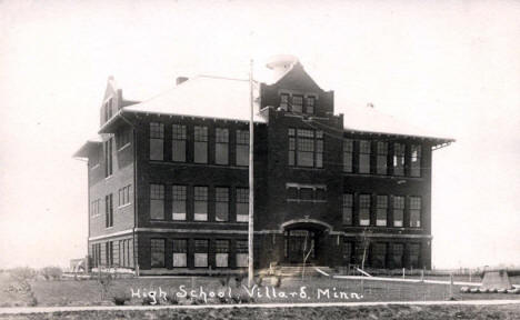 High School, Villard Minnesota, 1910's?