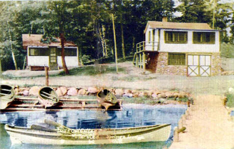 Miller's Cedar Springs Cottages, Warren Minnesota, 1940's?