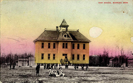 Warroad High School, Warroad Minnesota, 1907