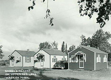 Gabby's Resort on Upper Red Lake, Waskish Minnesota, 1940's
