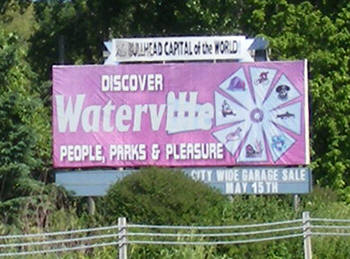 Waterville Minnesota sign