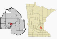 Location of Wayzata Minnesota