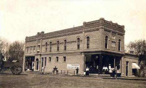 Anderson & Bush Company store on Main Street, Wells Minnesota, 1910's
