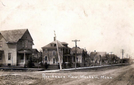 Residence View, Wendell Minnesota, 1910's?
