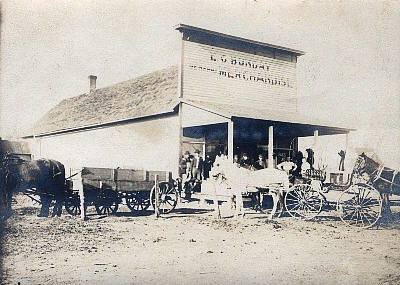 E.C. Bunday General Store,Westport Minnesota, 1908