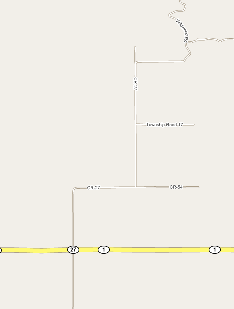 Map of the Wildwood Minnesota area