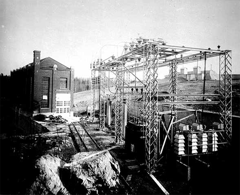 Power plant on Falls Lake near Winton  Minnesota, 1925
