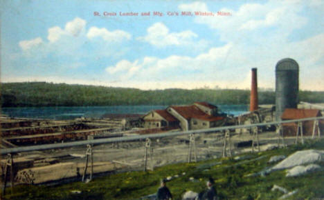 St. Croix Lumber Mill, Winton MN, 1911