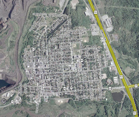 Aerial Photo of Eveleth Minnesota
