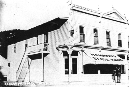 Hammond State Bank, Hammond Minnesota, early 1900's
