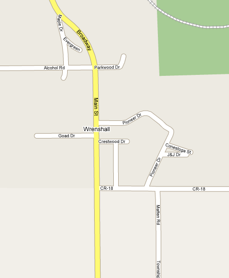 Map of Wrenshall Minnesota