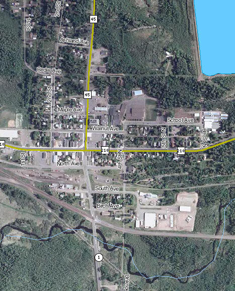 Aerial Photo of Carlton Minnesota