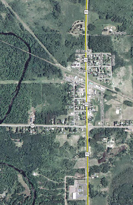Aerial Photo of the Kettle River Minnesota area
