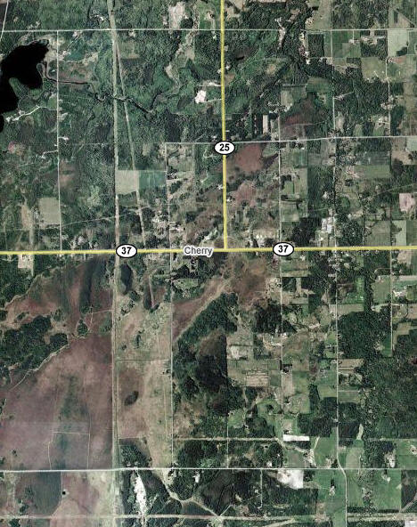 Aerial Photo of Cherry Minnesota