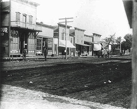 Street scene, Mabel Minnesota, 1910's?
