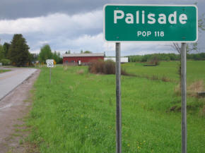 Palisade Minnesota Sign