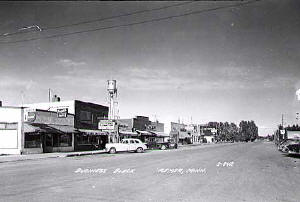Downtown Remer Minnesota, 1952