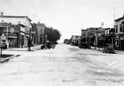 Street scene, Cass Lake.