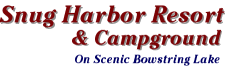 Snug Harbor Resort and Campground on Bowstring Lake