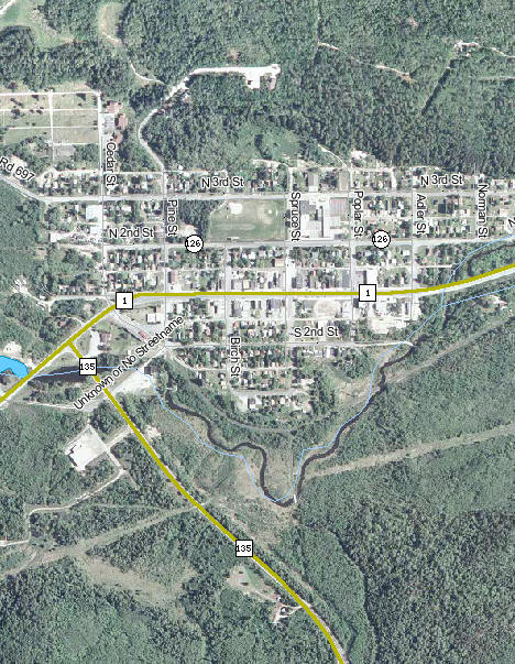Aerial Photo of Tower Minnesota