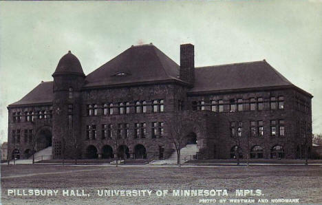 Pillsbury Hall, University of Minnesota, Minneapolis Minnesota, 1910