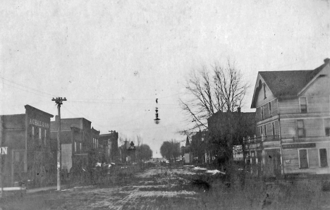 Broadway Street, Alden Minnesota, 1908