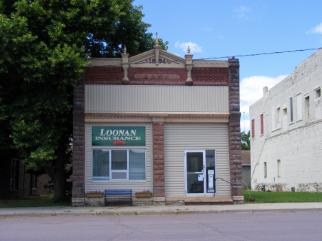 Former bank now Loonan Insurance Agency, Easton Minnesota, 2014
