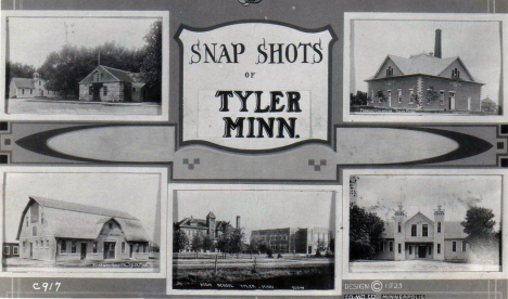 Snapshots of Tyler Minnesota, 1923