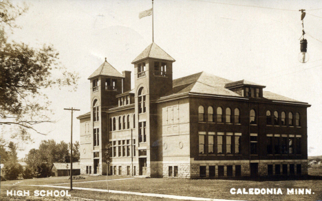 High School, Caledonia Minnesota, 1907