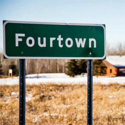 Fourtown Minnesota sign