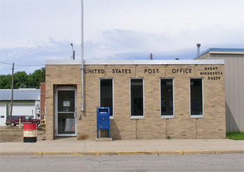 US Post Office, Ghent Minnesota