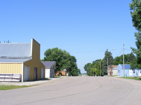 Street scene, Hazel Run Minnesota, 2014