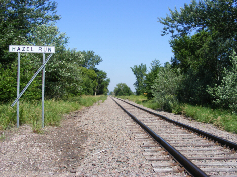 Railroad tracks, Hazel Run Minnesota, 2014