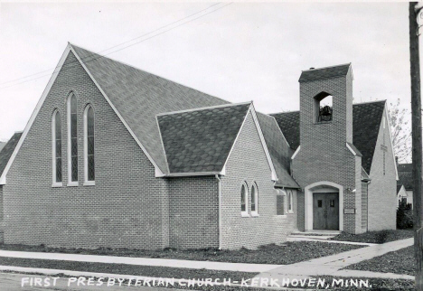 First Presbyterian Church, Kerkhoven Minnesota, 1950's