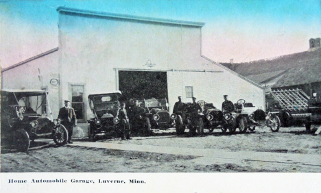 Home Automobile Garage, Luverne Minnesota, 1910