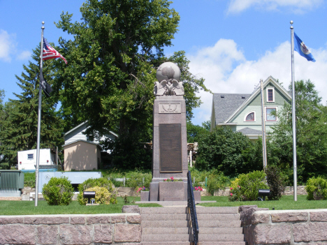 War memorial, Ortonville Minnesota, 2014