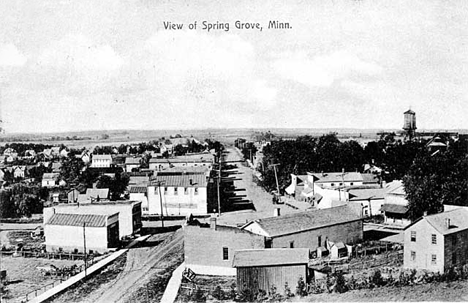 General view, Spring Grove Minnesota, 1915
