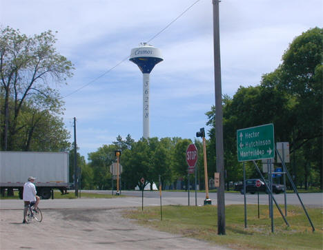 Luce Line Trail and Water Tower, Cosmos Minnesota, 2010