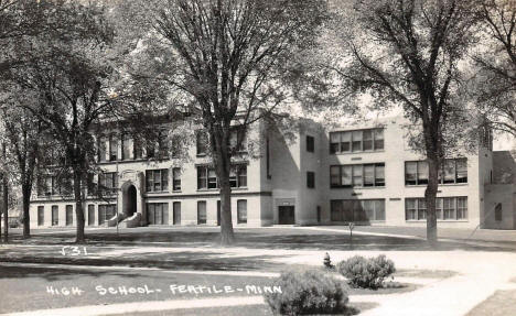 High School, Fertile Minnesota, 1940's