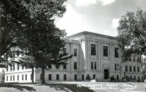 Pope County Courthouse, Glenwood Minnesota Minnesota, 1940's