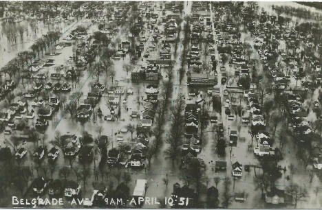 Belgrade Avenue, North Mankato Minnesota, April 10th 1951