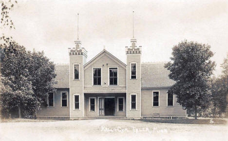 Hall and Gym, Tyler Minnesota, 1922