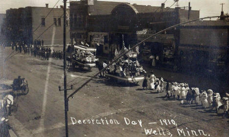 Decoration Day, Wells Minnesota, 1910