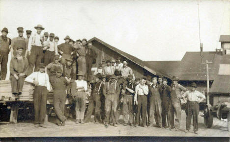 Sawmill, Winton Minnesota, 1910