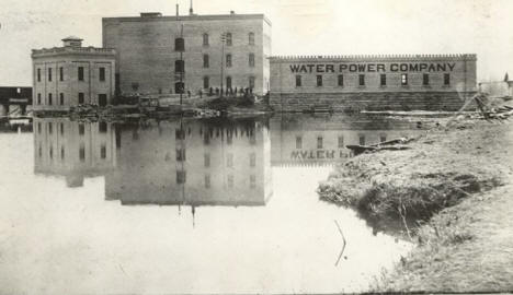Gate House, Water Power Company and Flour Mill, Little Falls Minnesota, 1890
